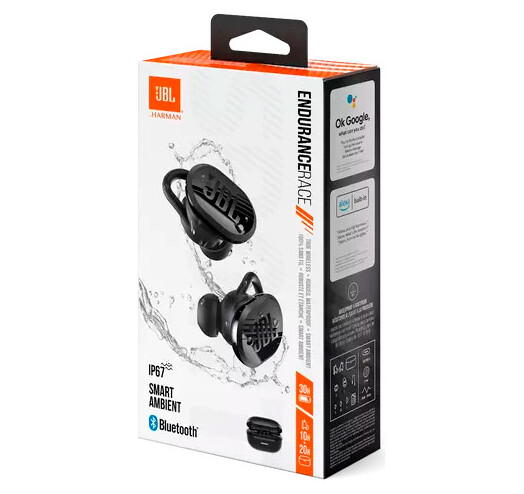 Наушники TWS JBL Endurance Race Black (JBLENDURACEBLK)