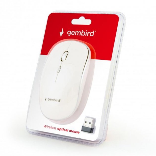Безпровідна мишка Gembird MUSW-4B-01-W