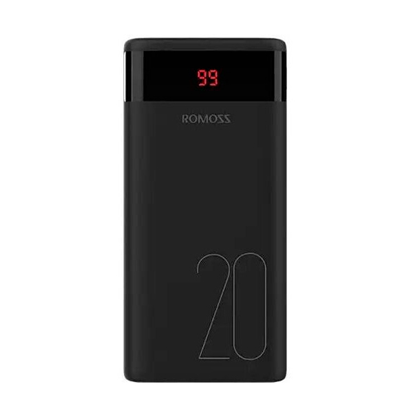 Внешний аккумулятор Romoss Power Bank 20000mAh Ares20 20W Black (PAS20-102-2135H)