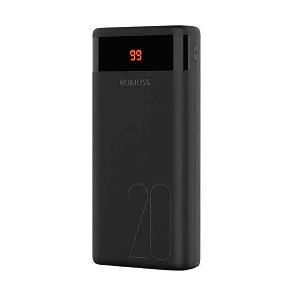 Внешний аккумулятор Romoss Power Bank 20000mAh Ares20 20W Black (PAS20-102-2135H)