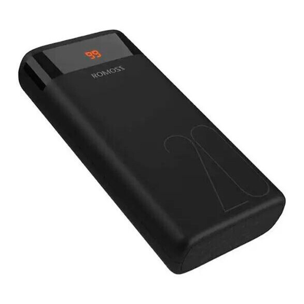 Внешний аккумулятор Romoss Power Bank 20000mAh Ares20 20W Black (PAS20-102-2135H)