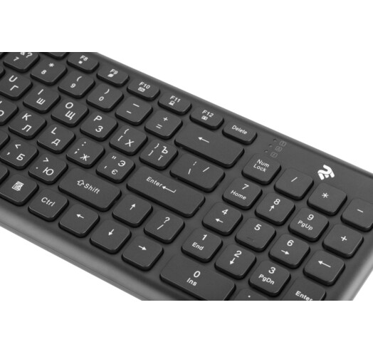 IT/kbrd Клавиатура 2E KS230 Slim WL Black (2E-KS230WB)