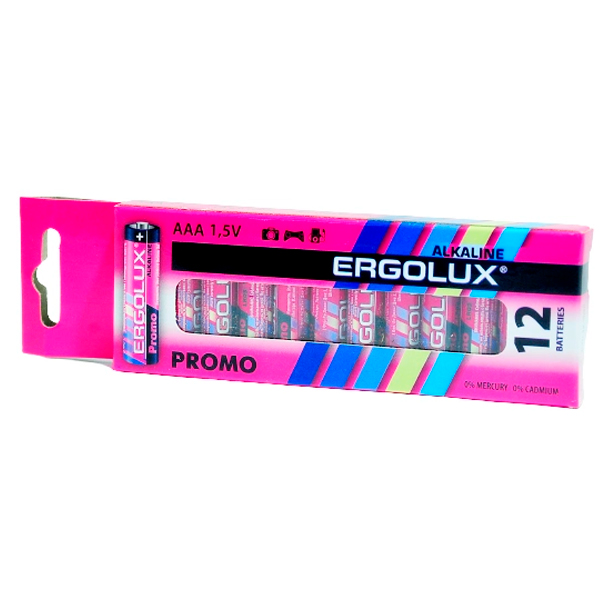 Ergolux Alkaline AAA-12BL Promo