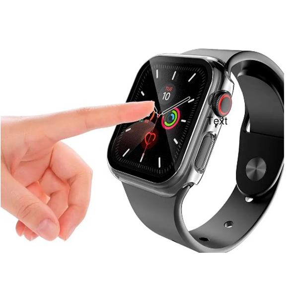 Защитное стекло iLera All-in-one for Apple Watch Series 6 44 mm Black (ILAWAIO01) (тех.пак)