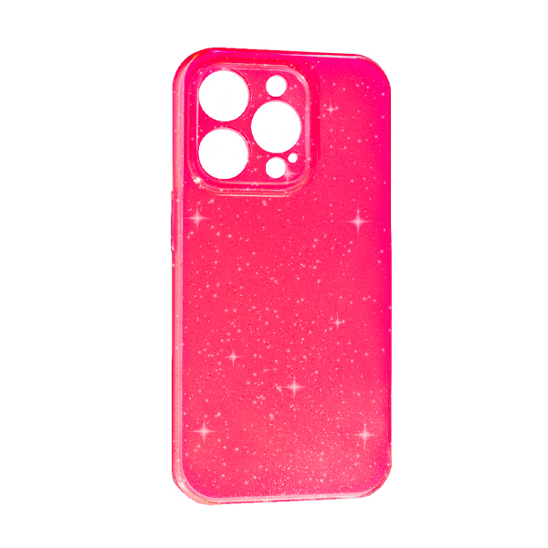 Чехол Silicon Shiny Case iPhone 13 Pro Glitter Ultra Pink