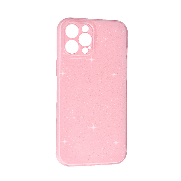 Чохол Silicon Shiny Case iPhone 12 Pro Glitter Pink