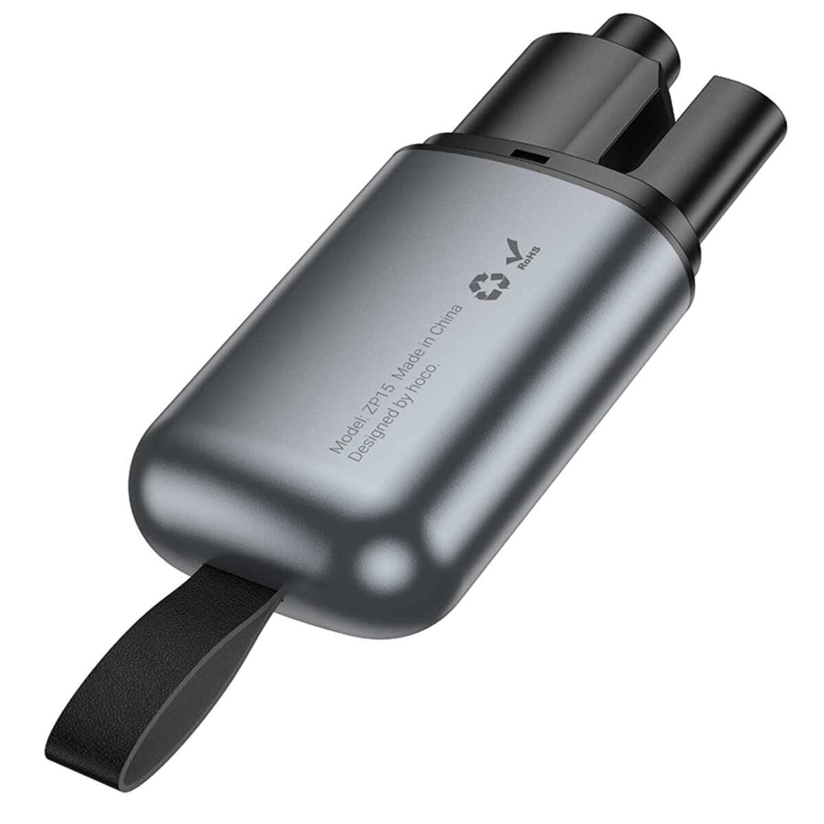 Автомобільний молоток HOCO ZP15 King car safety hammer Metal Gray