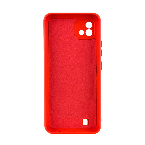 Чохол Original Soft Touch Case for Realme C11 2021 Red with Camera Lens