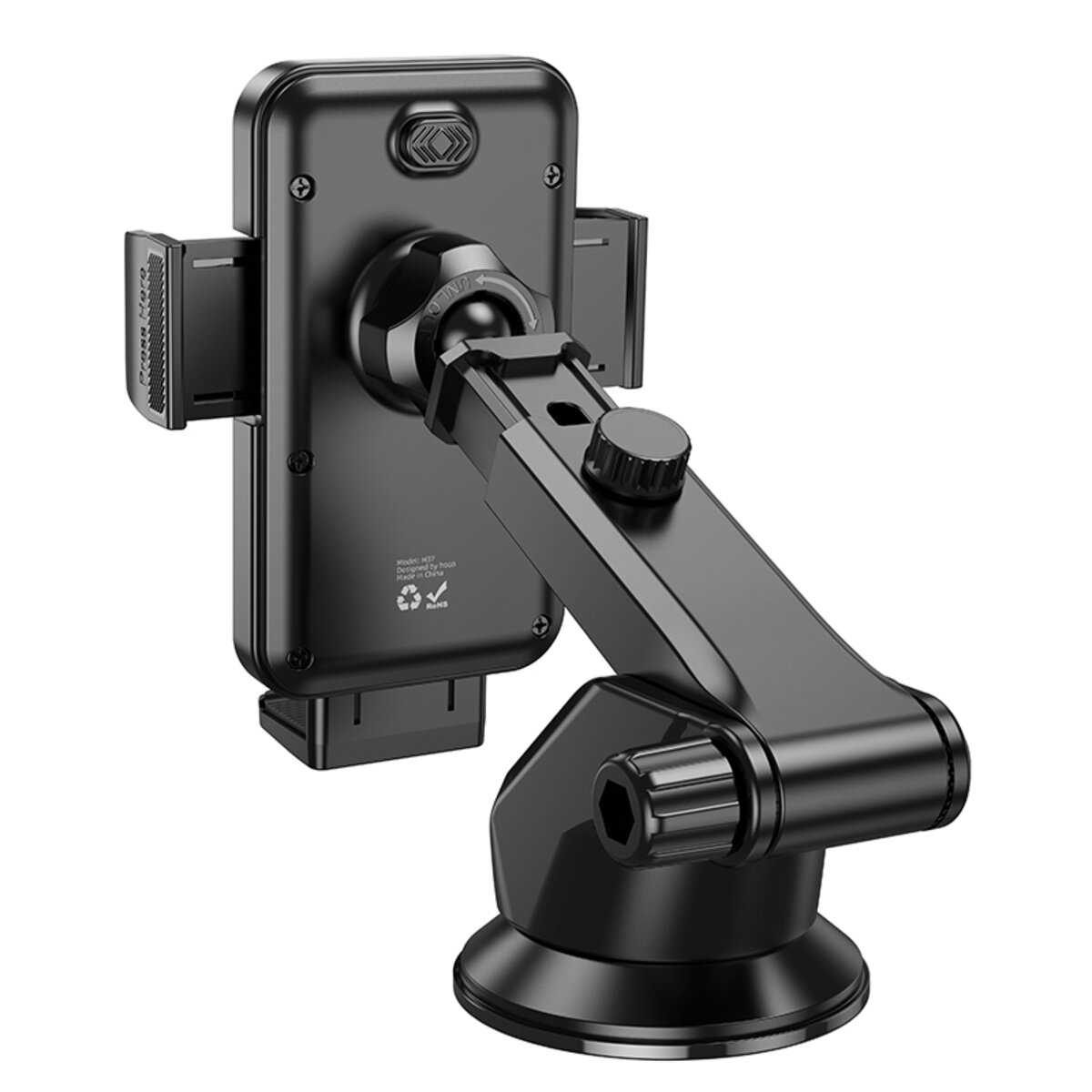 Автотримач для телефона HOCO H37 Cheetah car holder(center console) Black