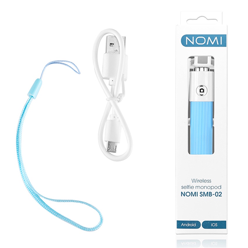 Селфи-монопод Nomi SMB-02+Bluetooth Blue