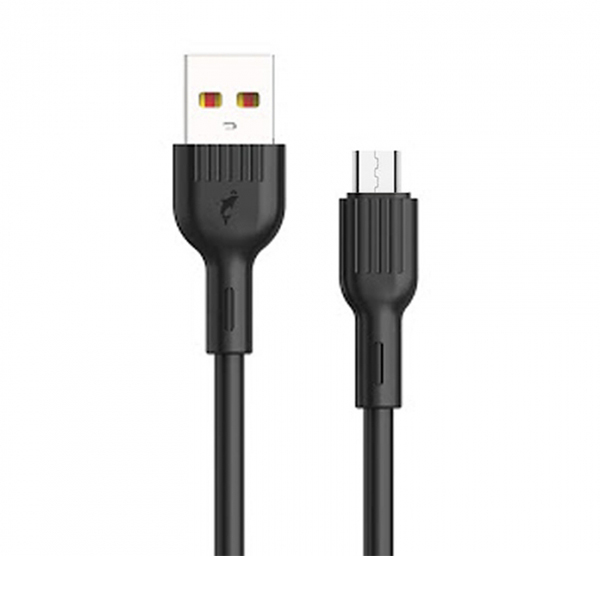 Кабель SkyDolphin S03V USB to Micro USB 3A 1m Black (USB-000420)