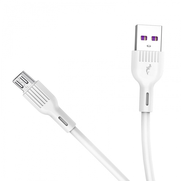 Кабель SkyDolphin S03V USB to Micro USB 3A 1m White (USB-000421)