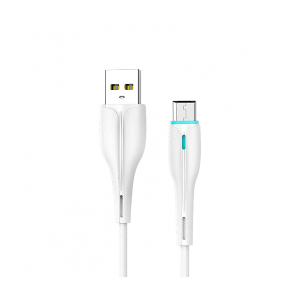 Кабель SkyDolphin S48V USB to Micro USB 3A 1m White