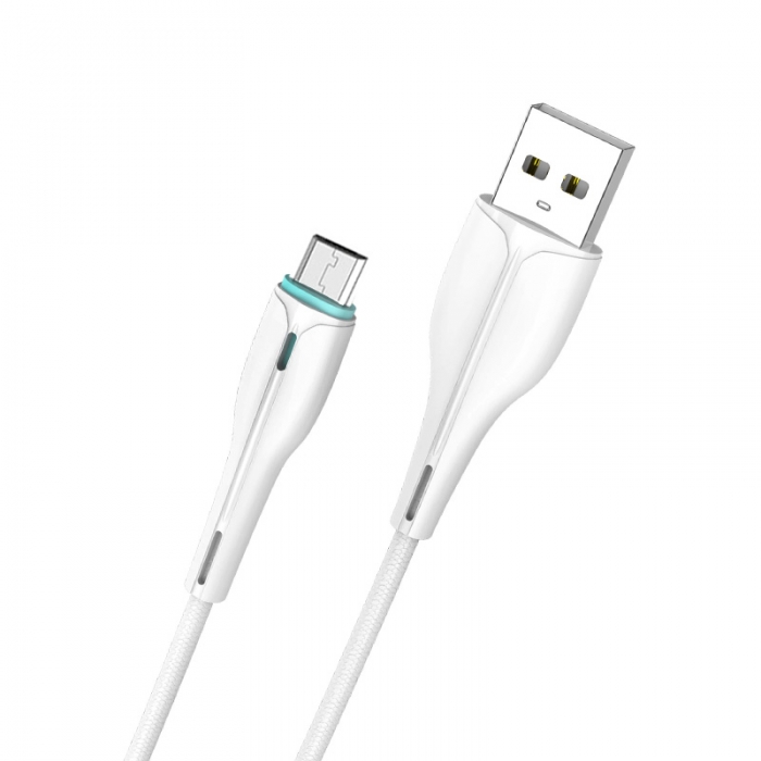 Кабель SkyDolphin S48V USB to Micro USB 3A 1m White