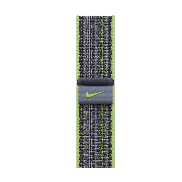 Ремешок для Apple Watch 41mm Bright Green/Blue Nike Sport Loop (MTL03ZM/A)