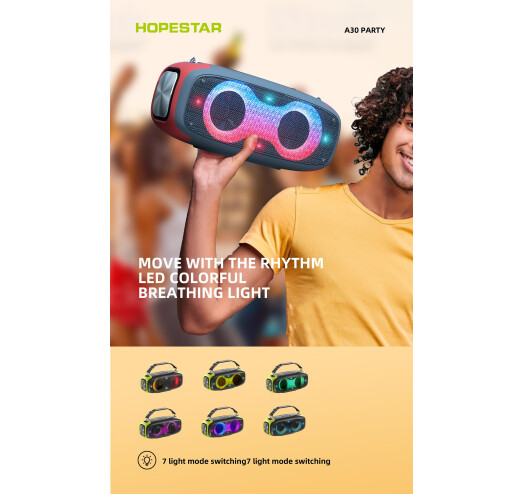 Портативна Bluetooth колонка Hopestar A30 Party Khaki/Yellow