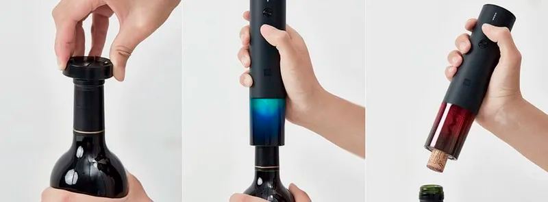 Розумний штопор Xiaomi Electric Wine Opener Black (HU0120)