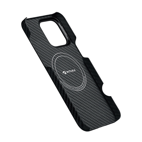 Чехол Pitaka iPhone 15 Case with MagSafe Black/Grey (KI1501)