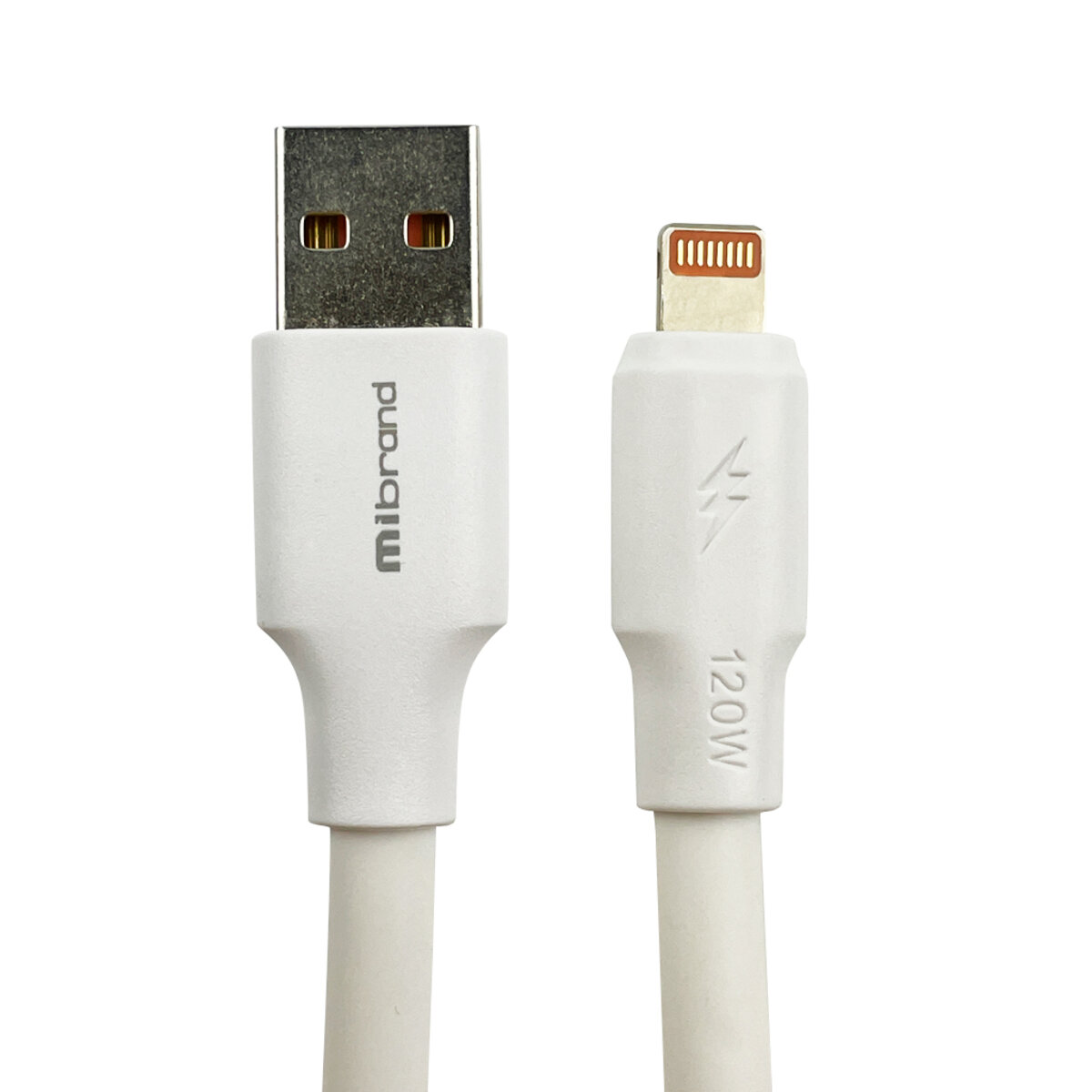 Кабель Mibrand MI-98 PVC Tube Cable USB for Lightning 120W 1m White