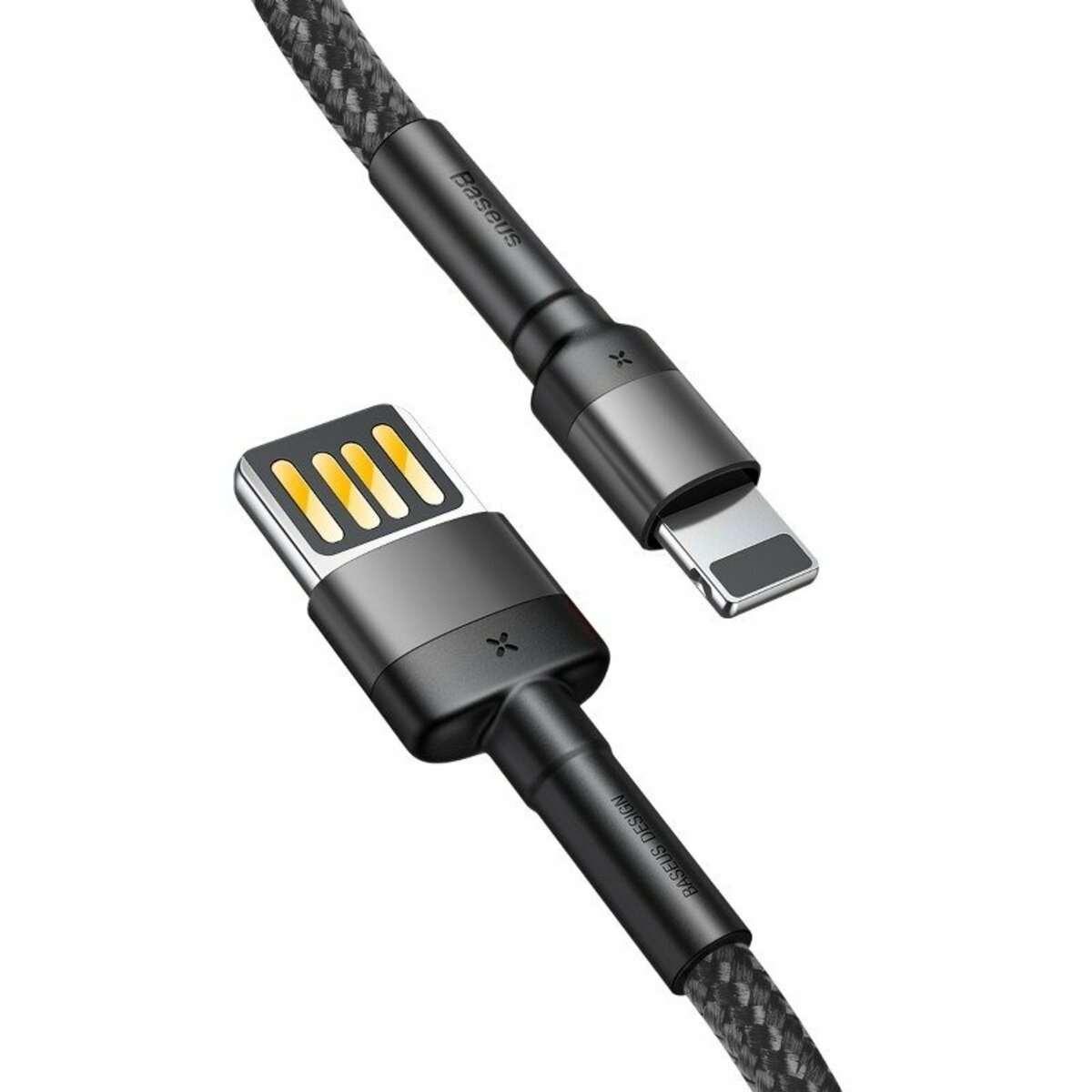 Кабель Baseus Cafule Cable（Special Edition）USB For iP 1m Grey+Black