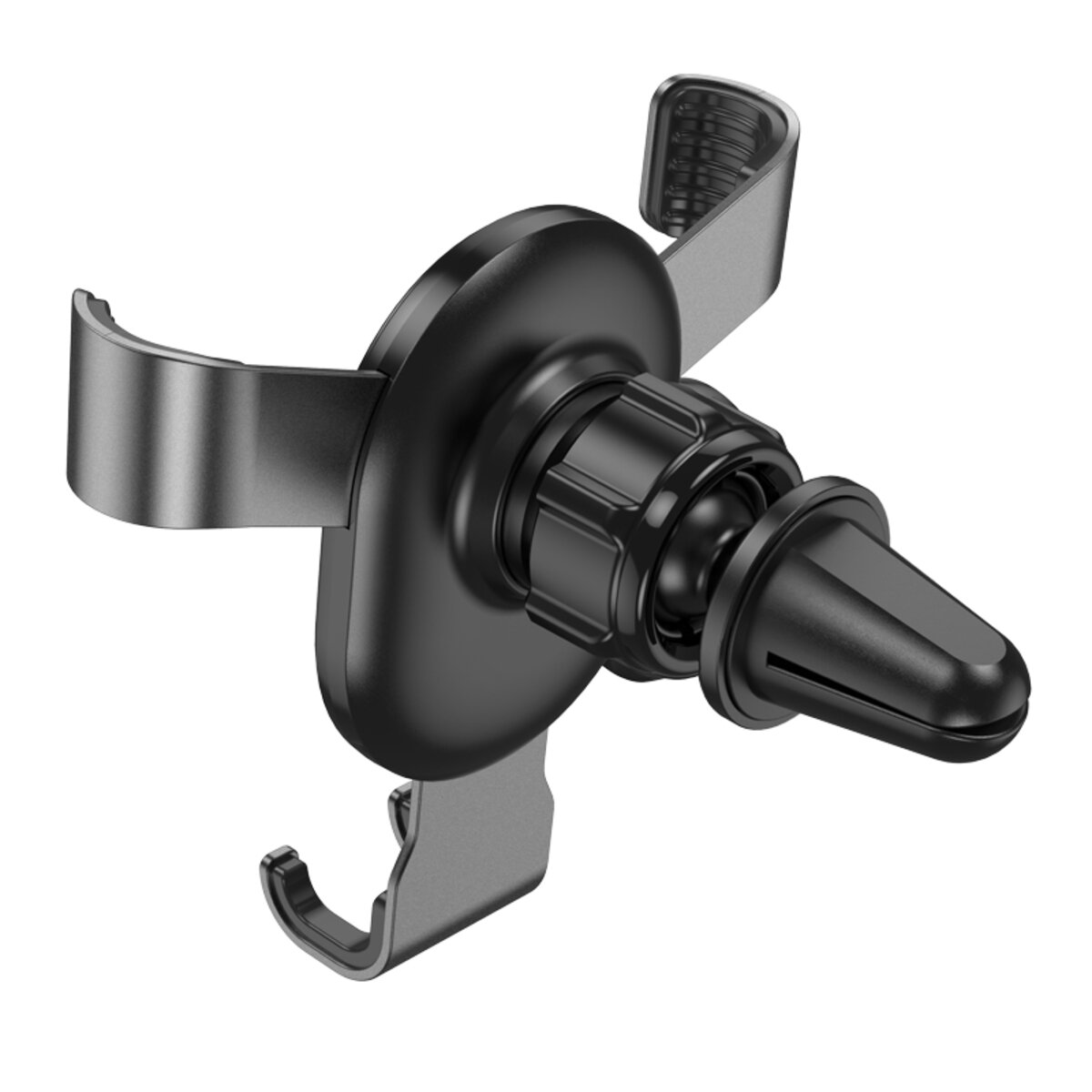 Автотримач для телефона HOCO CA56 Plus Armor metal gravity car holder Black