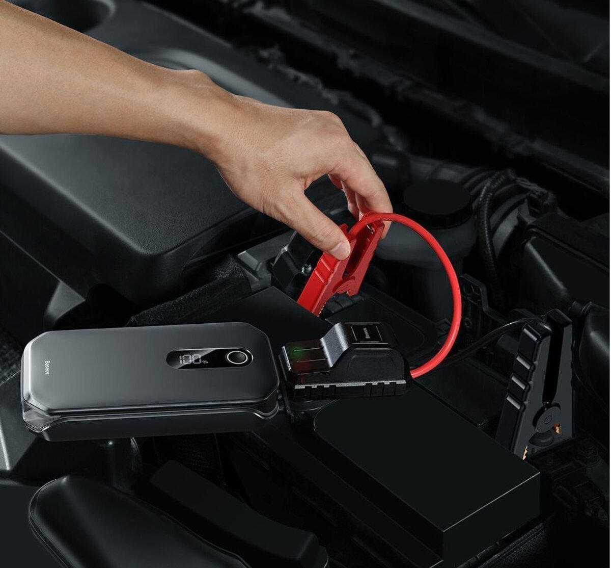 Автомобільний пуско-зарядний пристрій Baseus Super Energy Pro Car Jump Starter (12000mAh)  Black