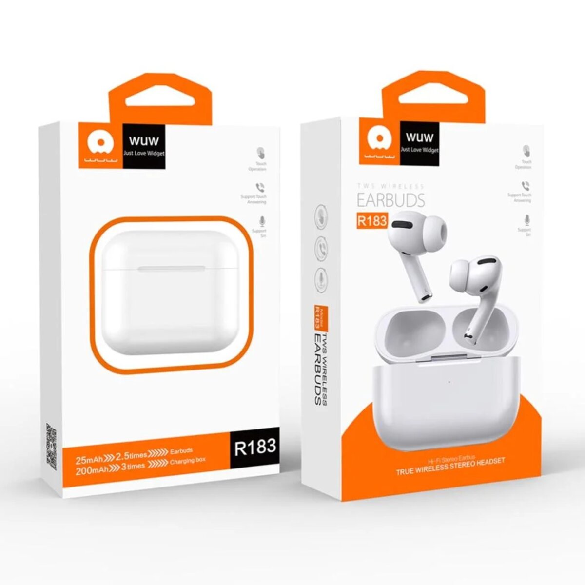 Бездротові навушники WUW-R183 white