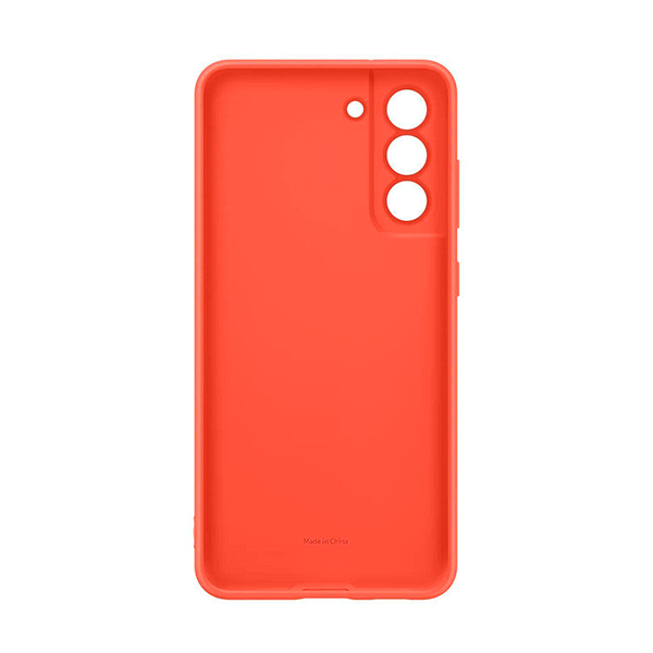 Чохол накладка Samsung G990 Galaxy S21 FE Silicone Cover Coral (EF-PG990TPEGRU)