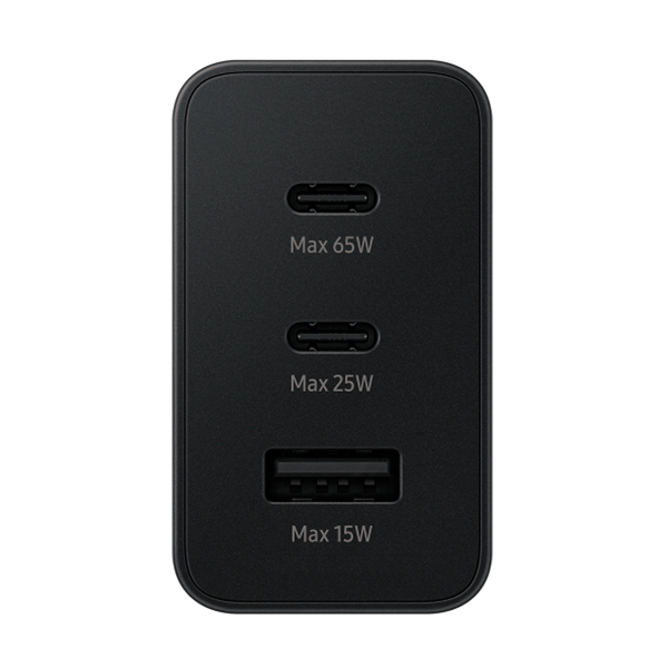 МЗП Samsung 65W Power Adapter Trio (w/o cable) Black (EP-T6530NBEGRU)