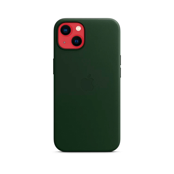 Чохол Apple iPhone 13 Leather Case with MagSafe Sequoia Green (MM173)