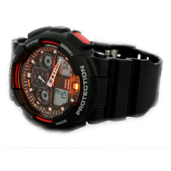 Годинник Casio G-Shock GA-100-1A4ER Black