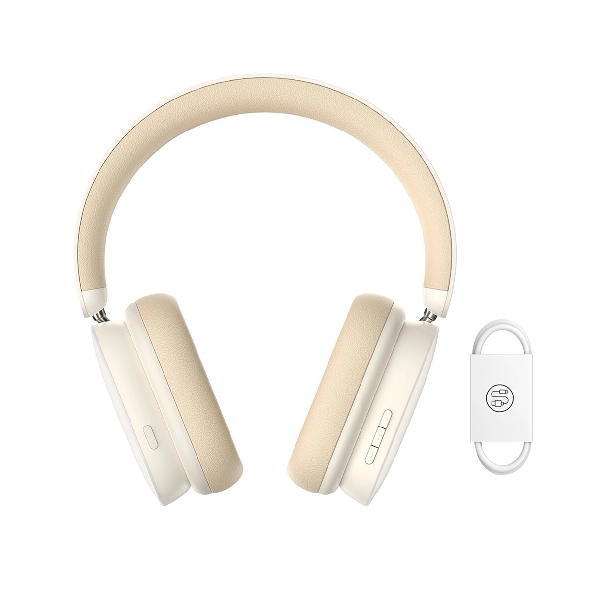 Навушники Baseus Bowie H1 Noise-Cancellation Wireless Headphones Creamy-White