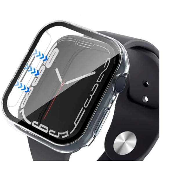 Защитное стекло iLera All-in-one for Apple Watch Series 7 45 mm Clear (ILAWAIO06) (тех.пак)