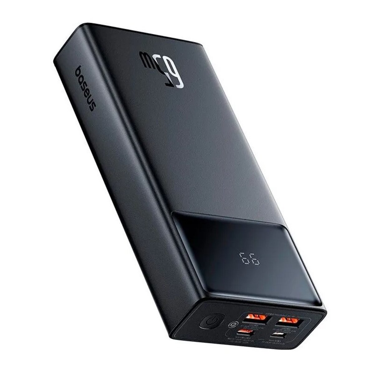 Зовнішній акумулятор Baseus Star-Lord Digital Display Fast Charging Power Bank 20000mAh 65W Cluster Black