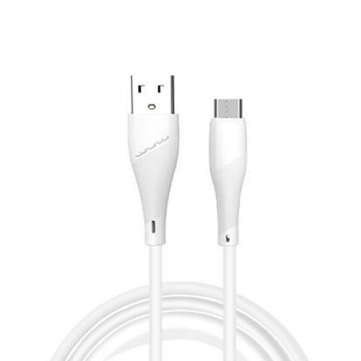 Кабель WUW-X196 USB Micro 2,4A 1m white