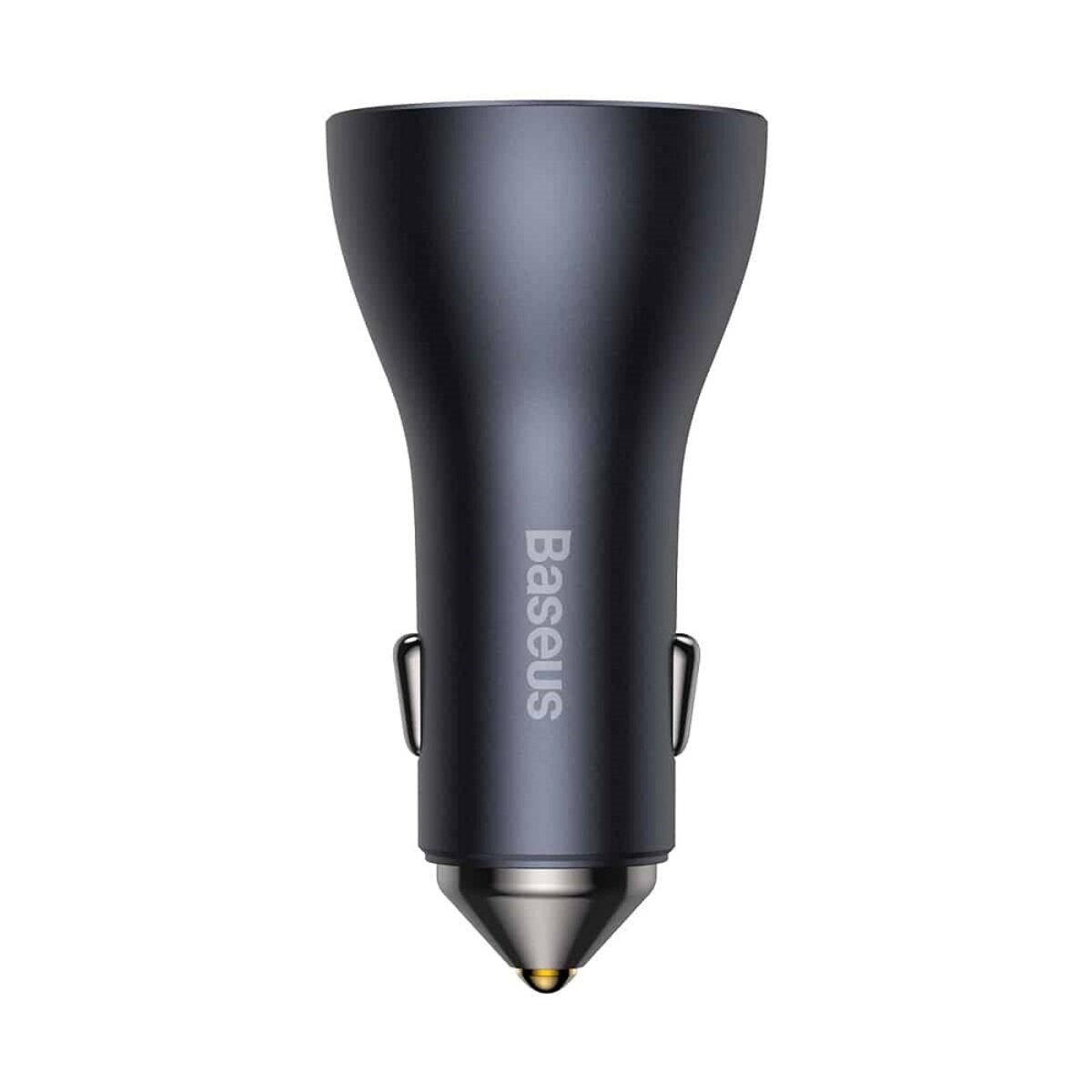 Автомобільний зарядний пристрій Baseus Golden Contactor Pro Triple Fast Charger Car Charger 65W U+C+C Dark Gray
