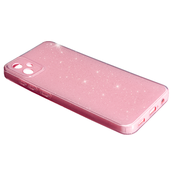 Чехол Silicon Shiny Case Samsung A05/A055 Glitter Pink