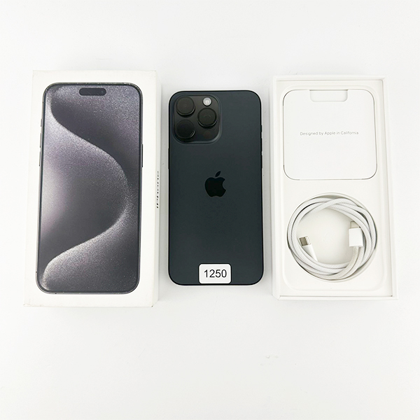 Apple iPhone 15 Pro Max 512GB Black Titanium Б/У  №1250 (стан 9/10)