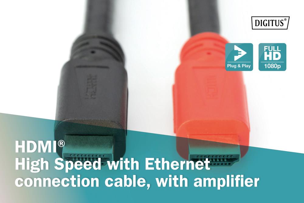 Кабель HDMI 10M AK-330118-100-S DIGITUS by ASSMANN