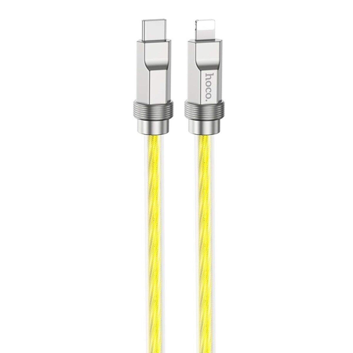 Кабель HOCO U113 Solid PD silicone charging data cable iP Gold