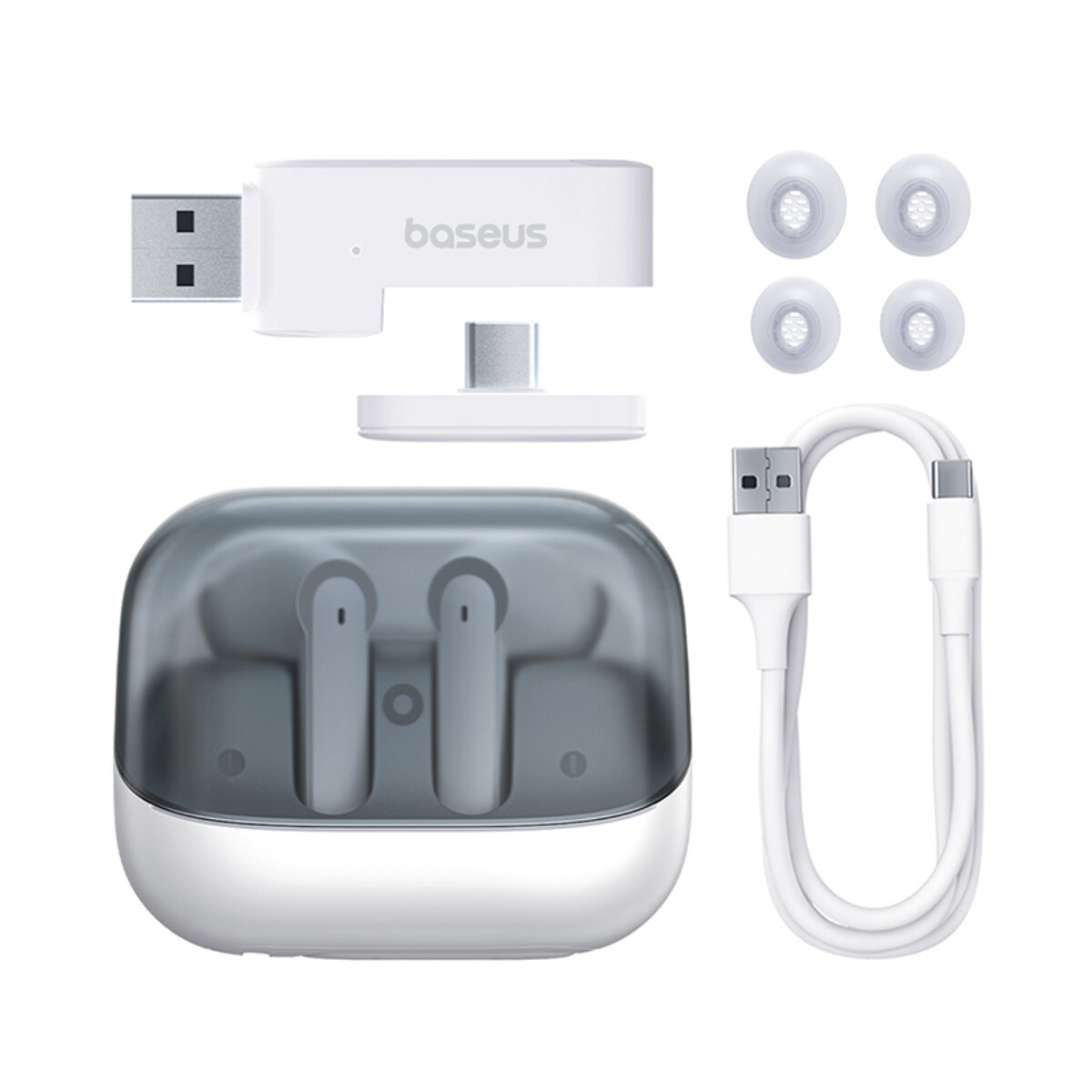 Бездротові навушники Baseus AeQur G10 True Wireless Earphones Stellar White