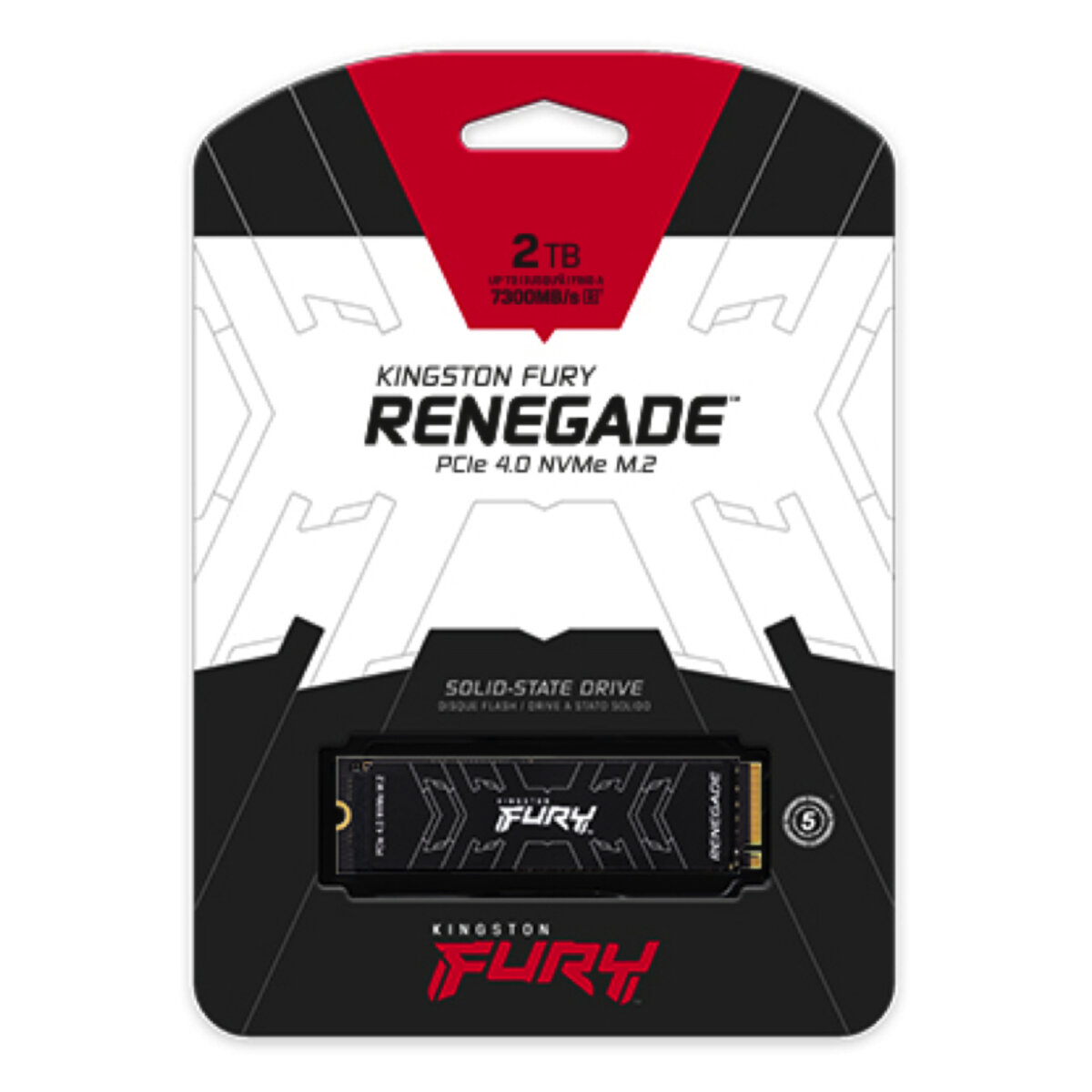 Накопичувач SSD M.2 Kingston FURY Renegade 2TB 2280 NVMe PCIe Gen 4.0 x4 3D TLC NAND