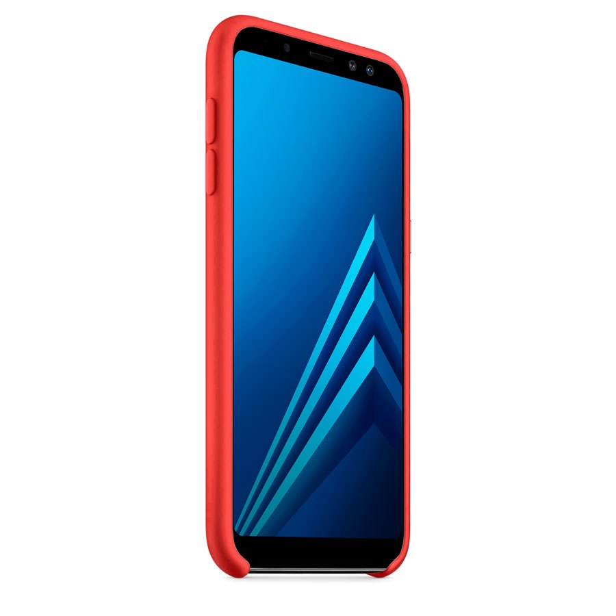 Чехол Original Soft Touch Case for Samsung A8 Plus-2018/A730 Red