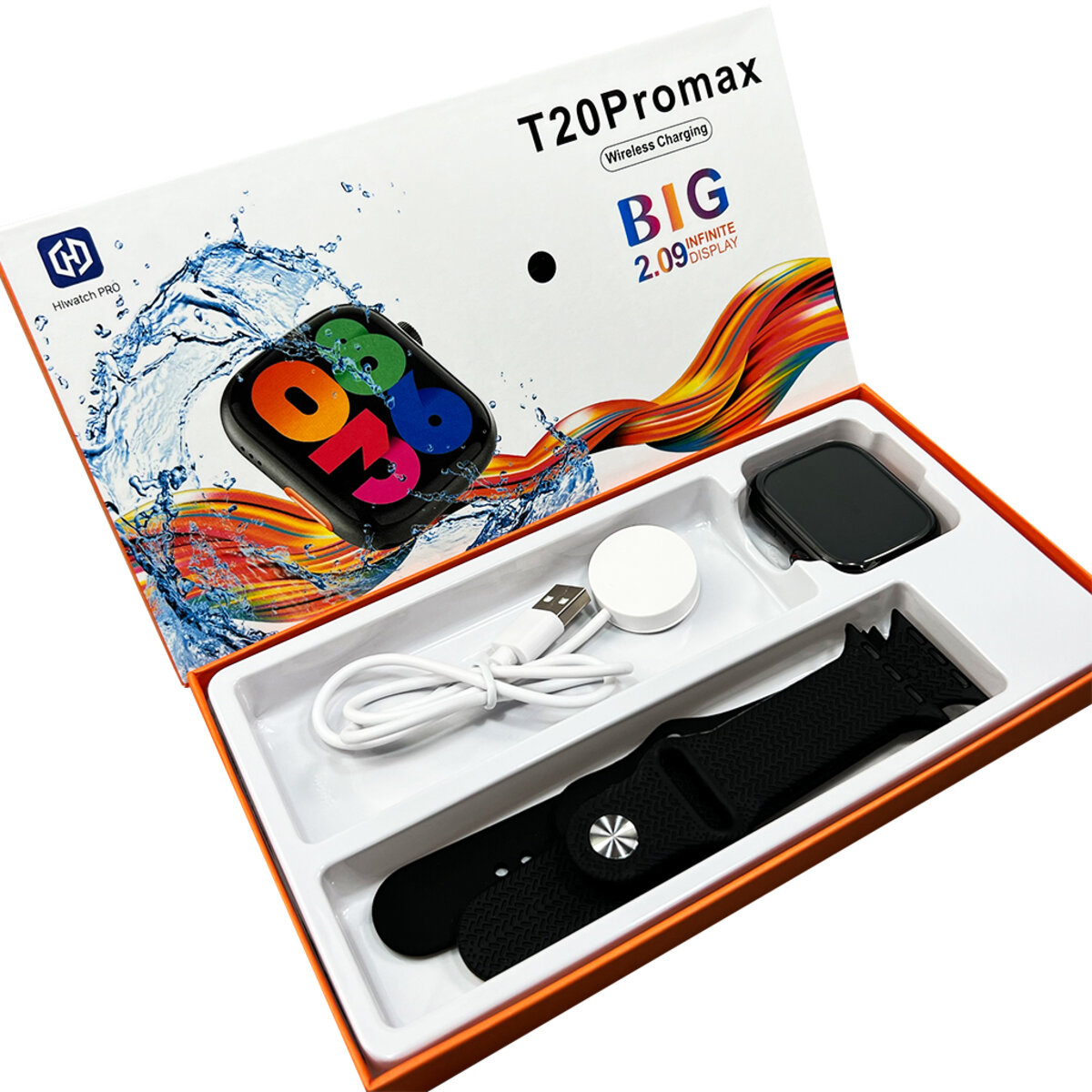 Смарт-годинник BIG T20 Pro Max IP67+GPS Black