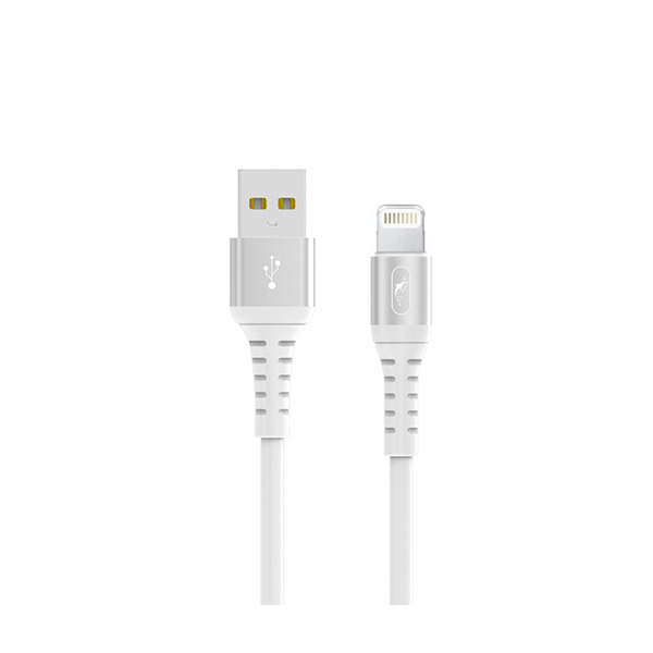 Кабель SkyDolphin S05L TPE Frost Line USB to Lightning 1m White (USB-000548)