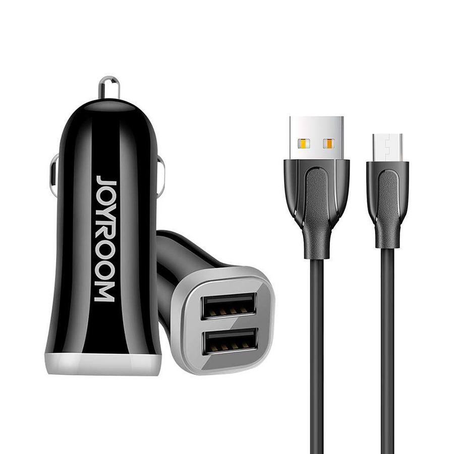 AЗУ Joyroom C-M216 2USB 3.1A + Micro USB Black