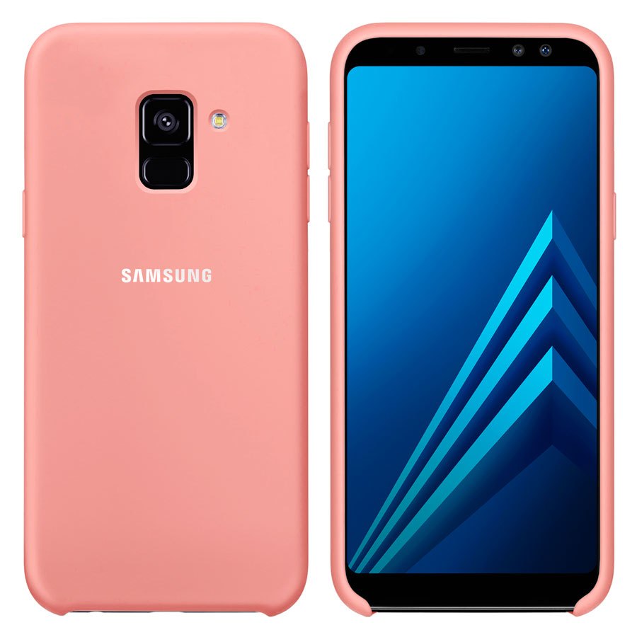 Чехол Original Soft Touch Case for Samsung A6-2018/A600 Pink