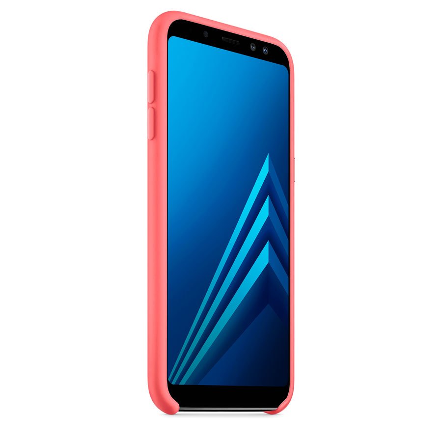 Чехол Original Soft Touch Case for Samsung A6-2018/A600 Bright Pink