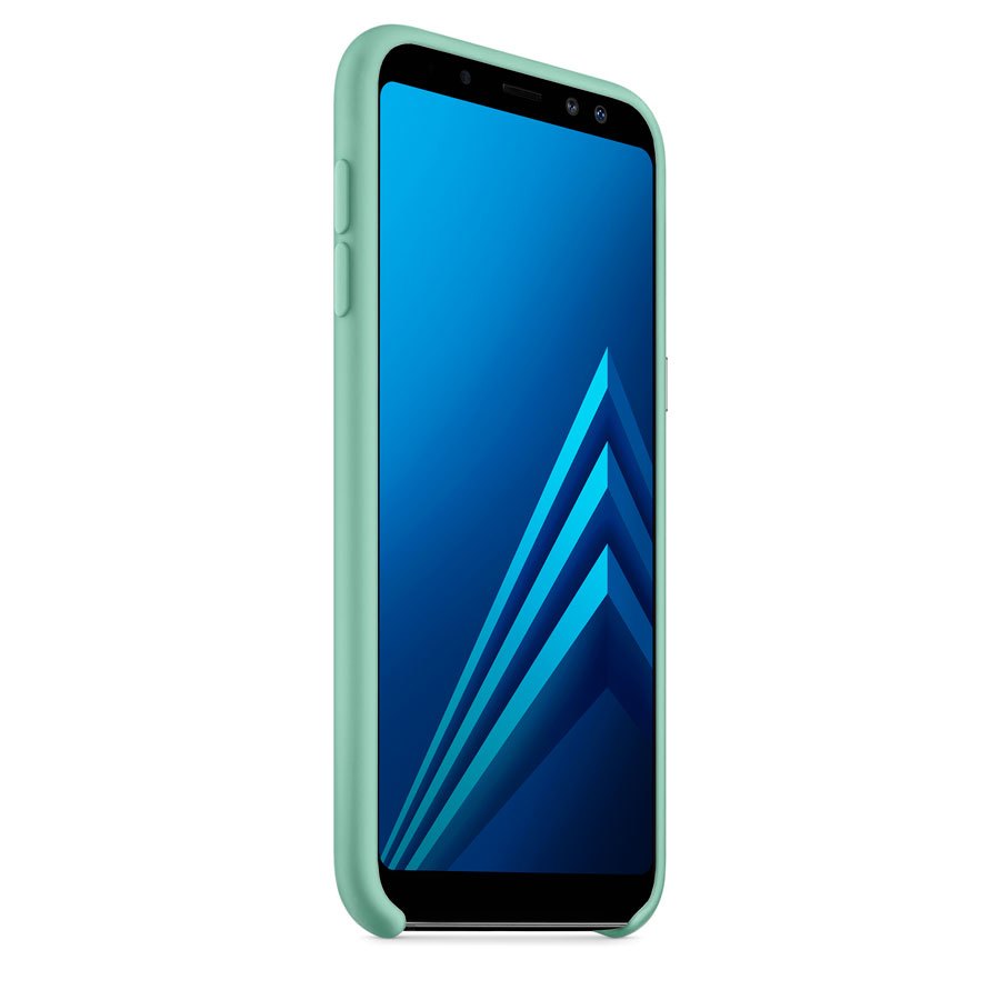 Чехол Original Soft Touch Case for Samsung A6-2018/A600 Light Blue