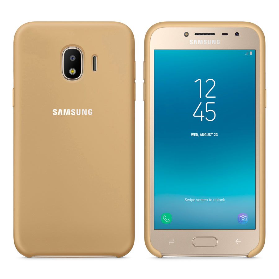 Чехол Original Soft Touch Case for Samsung J4-2018/J400 Gold